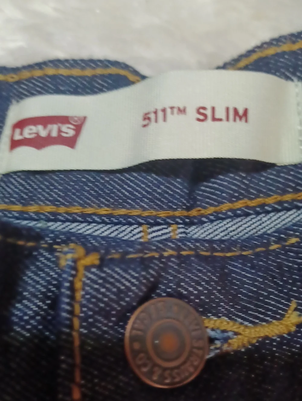 Boys Levi Dark Denim 511 Slim Fit Sz 14 Regular